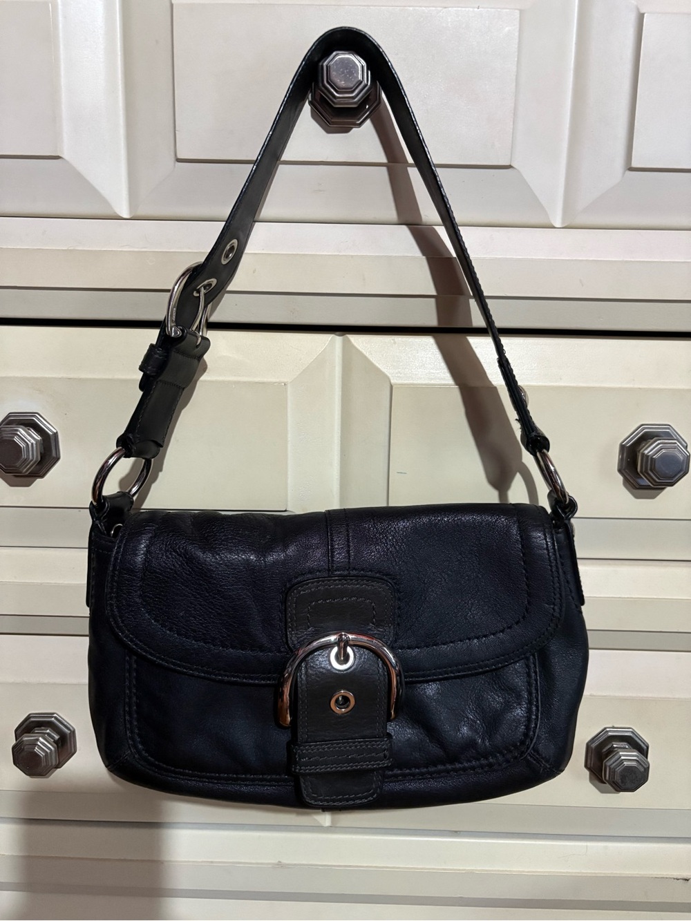 Vintage Coach SoHo Buckle shoulder bag (F13105)
